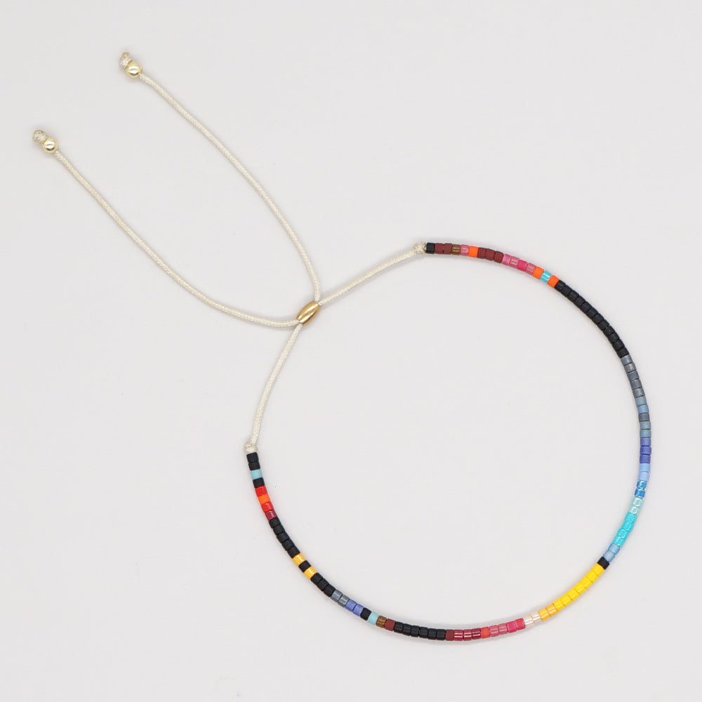 Wholesale Colorful Beads Glass Bracelet